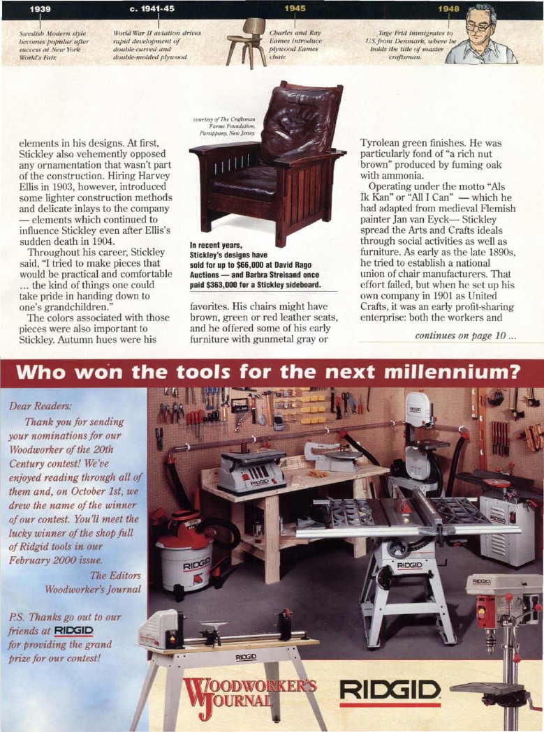 woodworker journal 1999年第6期