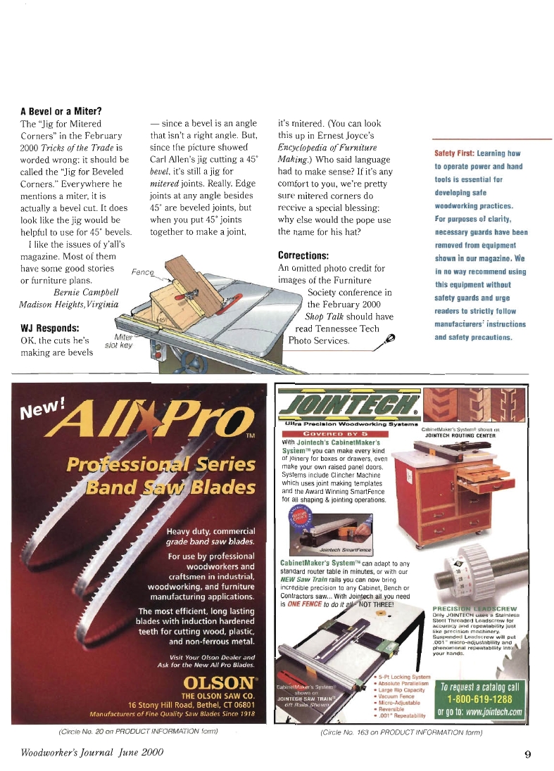 woodworker journal 2000年第3期