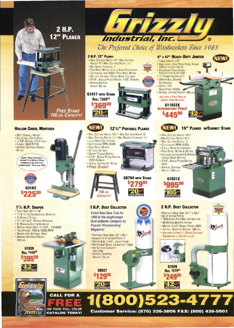 woodworker journal 2000年第5期