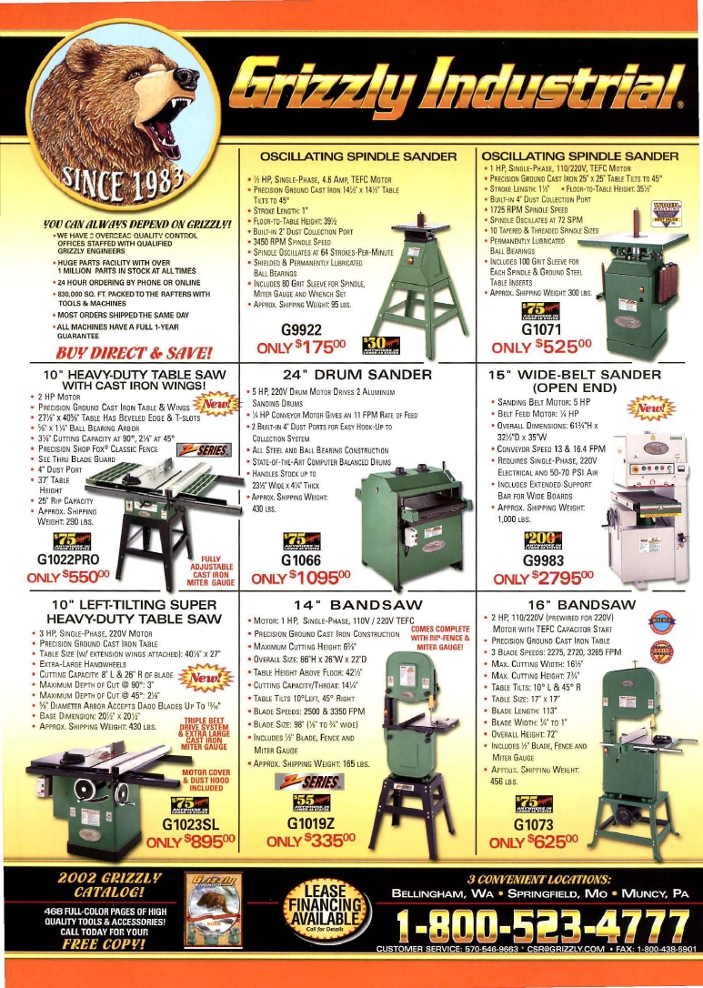 woodworker journal 2002年第5期