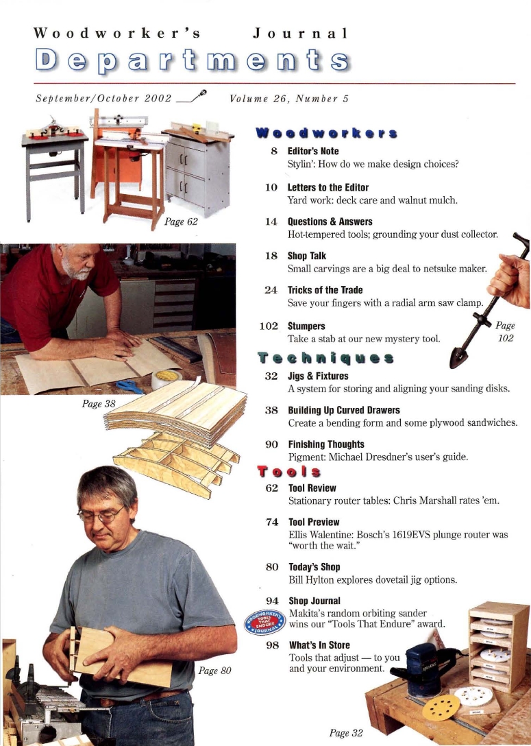 woodworker journal 2002年第5期