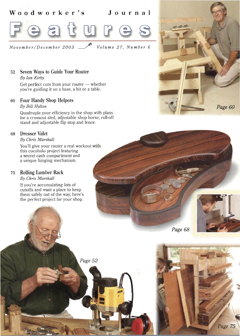 woodworker journal 2003年第6期