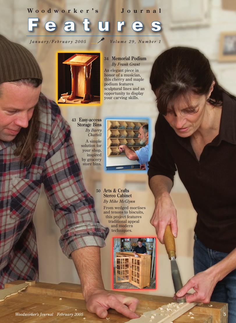 woodworker journal 2005年第1期