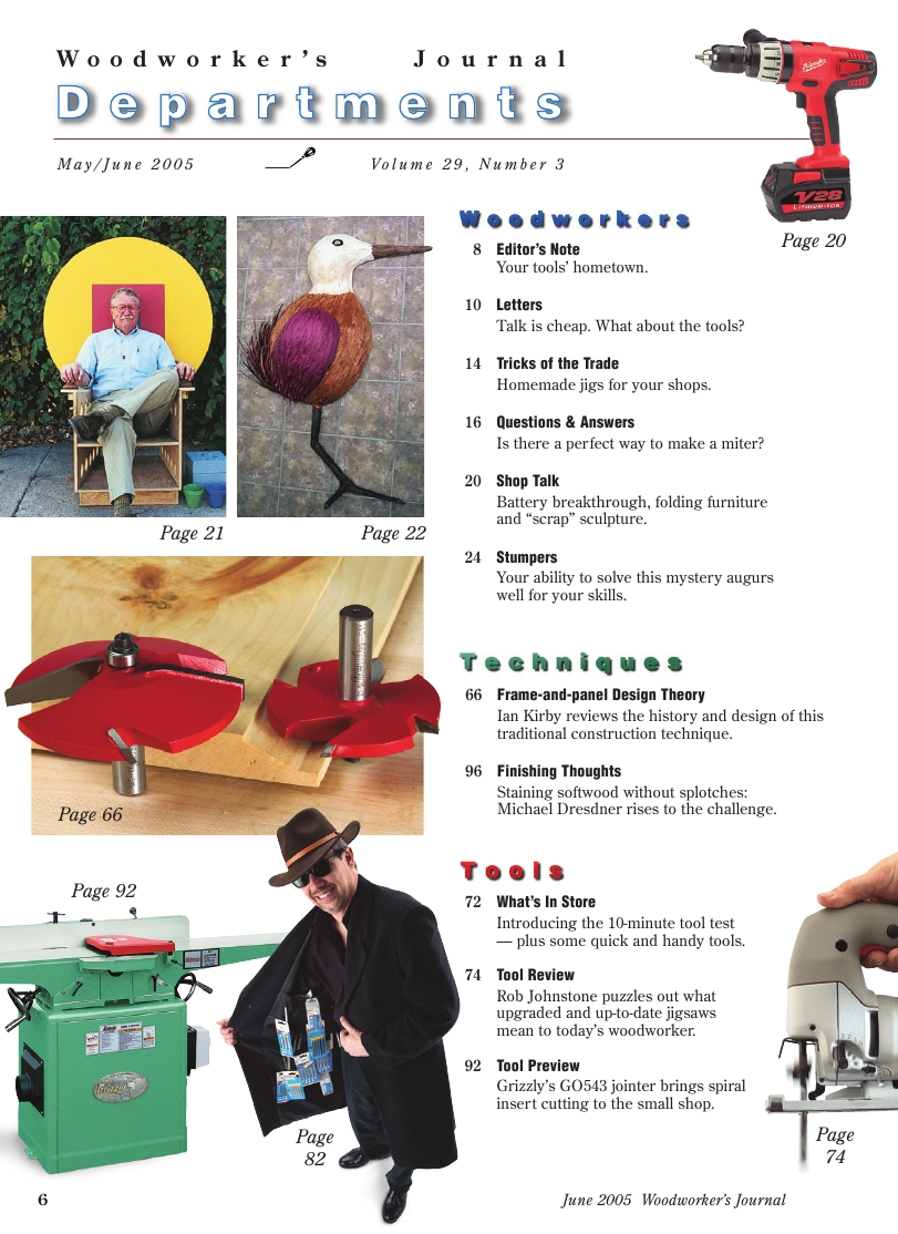 woodworker journal 2005年第3期