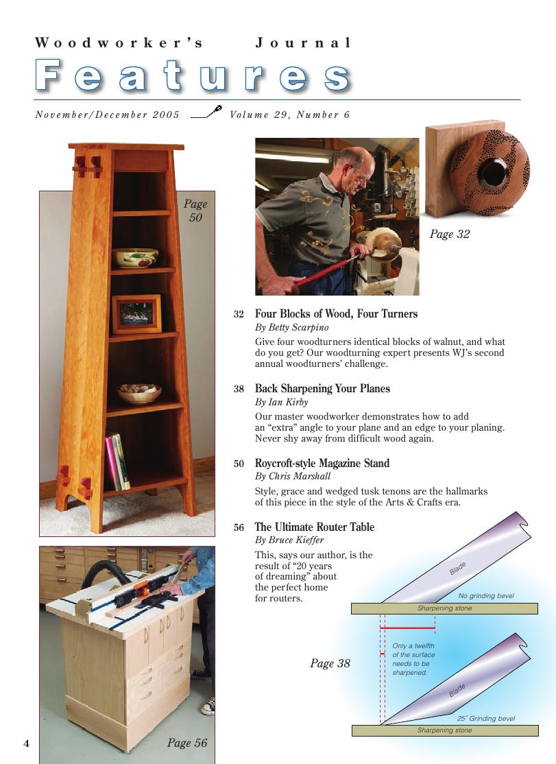 woodworker journal 2005年第6期