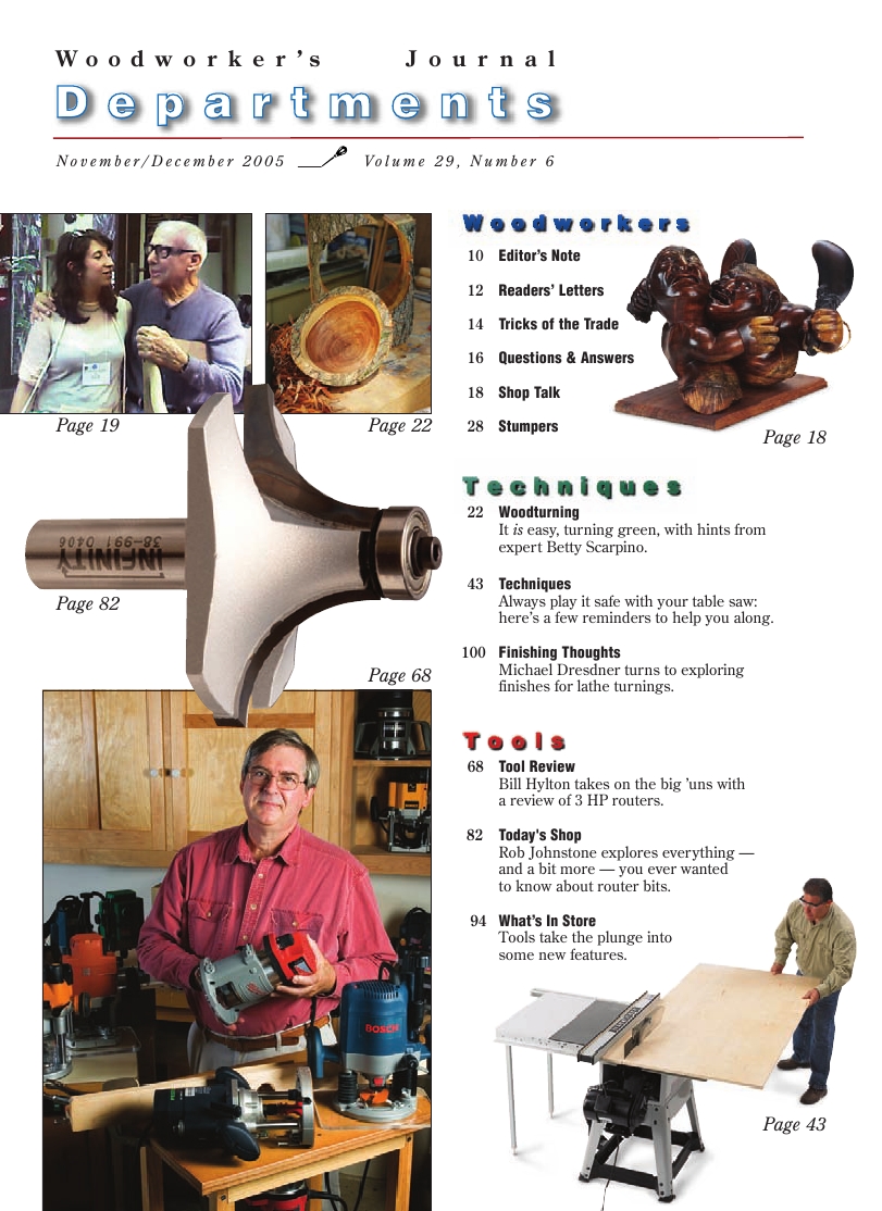 woodworker journal 2005年第6期