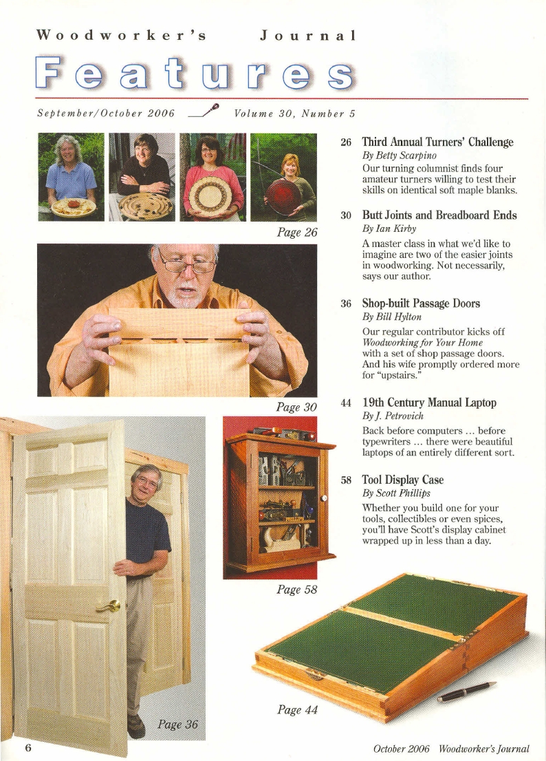 woodworker journal 2006年第5期