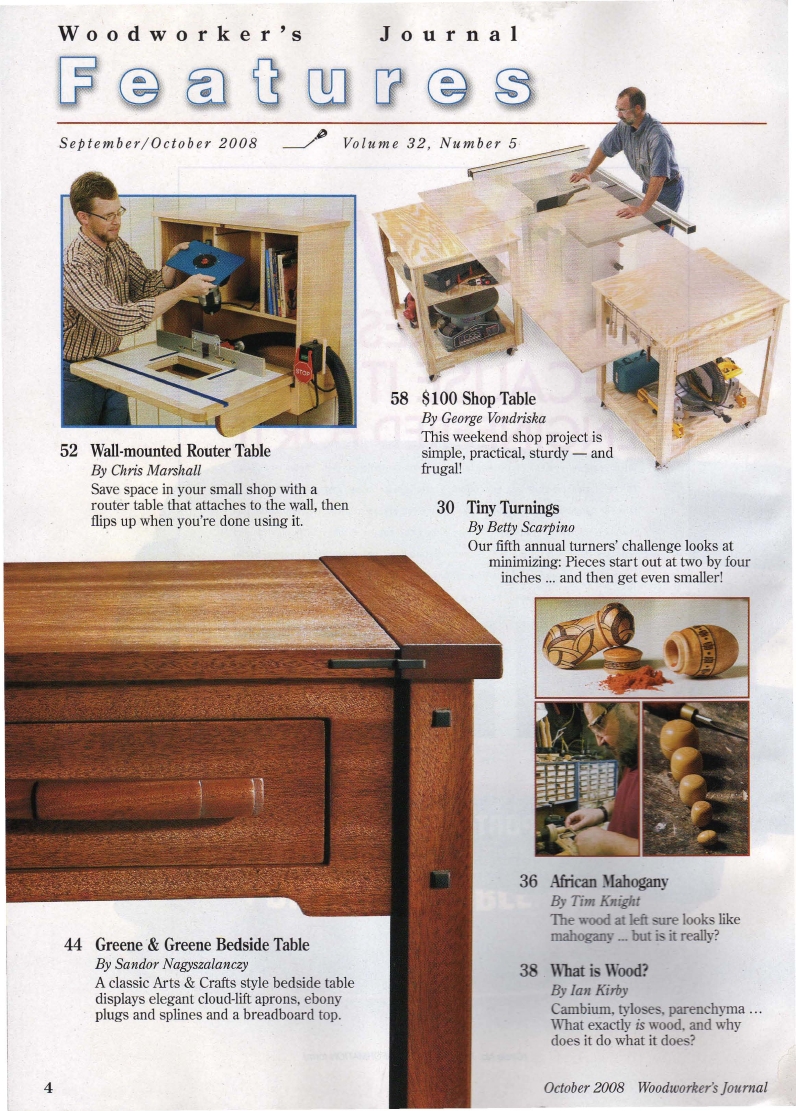woodworker journal 2008年第5期