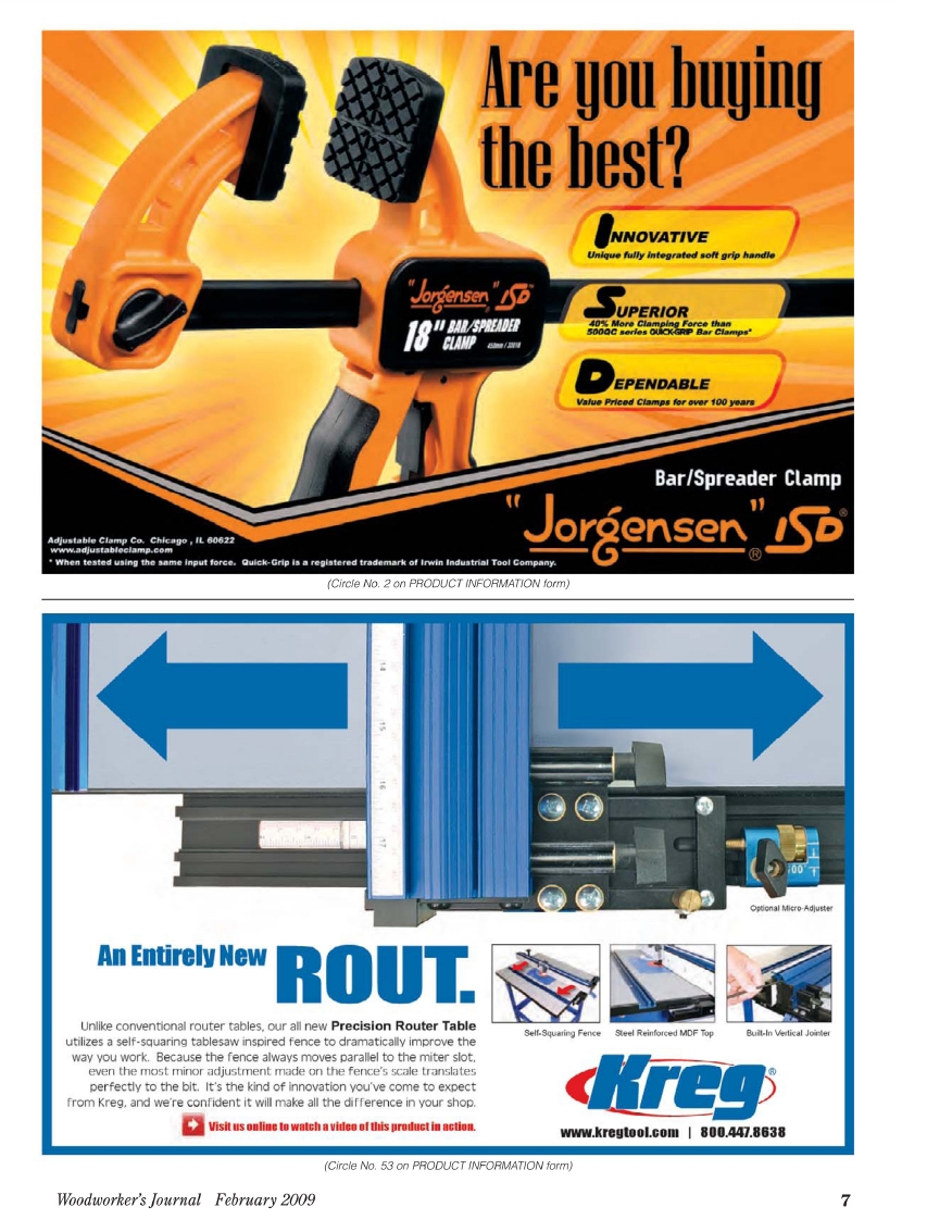woodworker journal 2009年第1期
