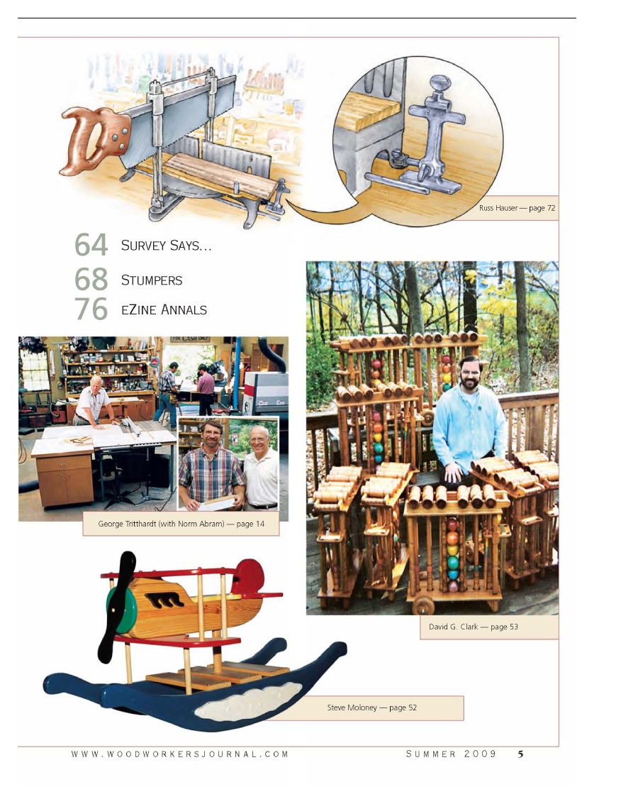 woodworker journal 2009年第summer期