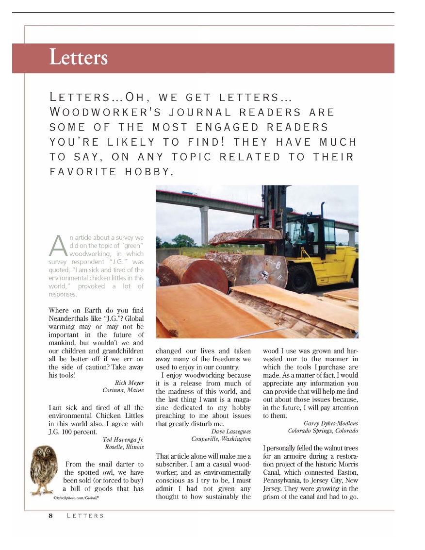 woodworker journal 2009年第summer期