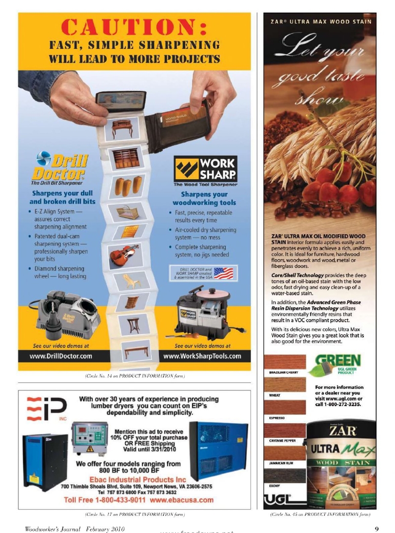 woodworker journal 2010年第1期