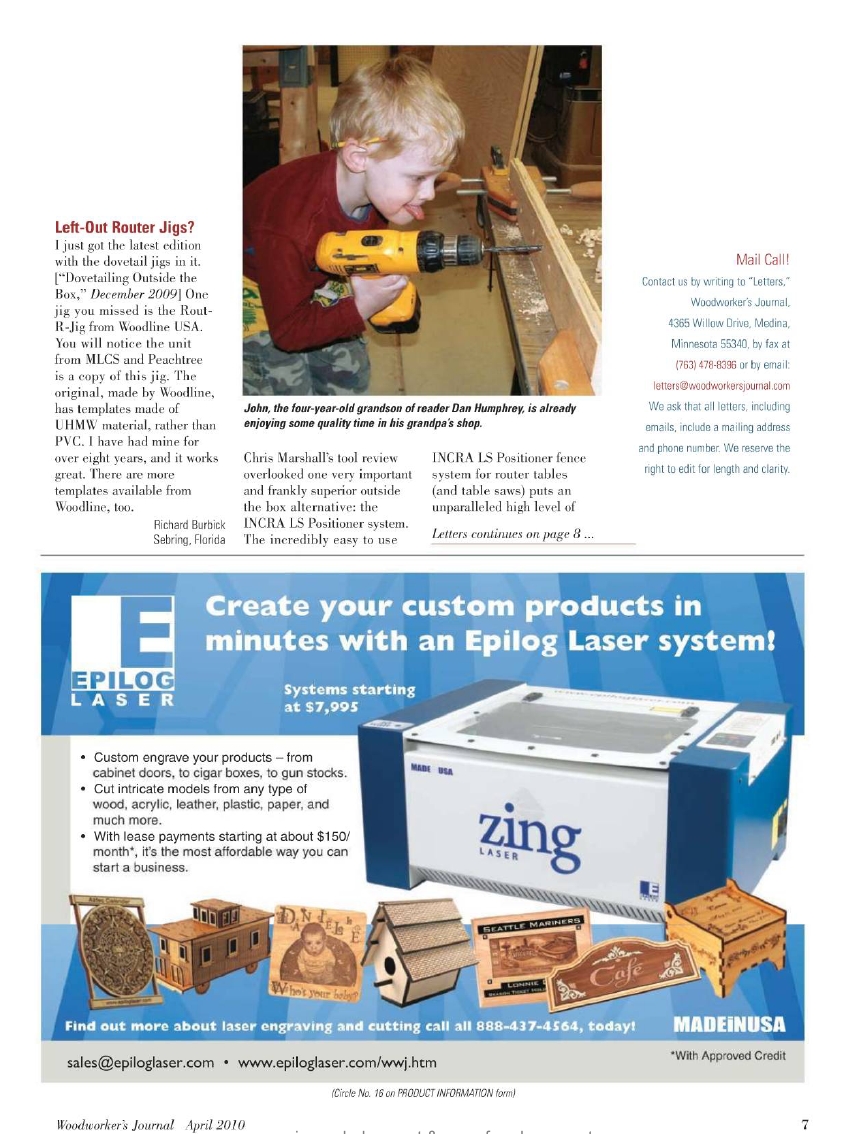 woodworker journal 2010年第2期