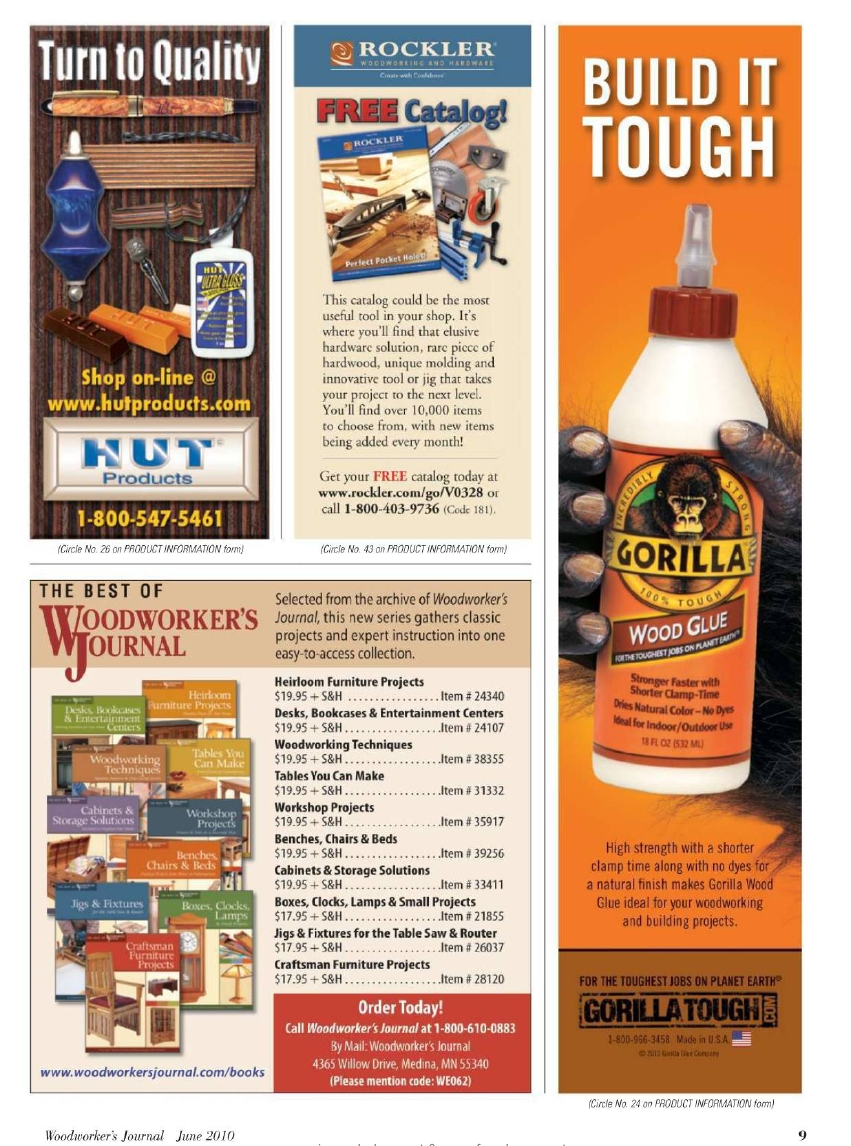 woodworker journal 2010年第3期