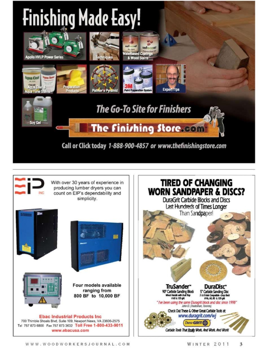 woodworker journal 2011年第winter期