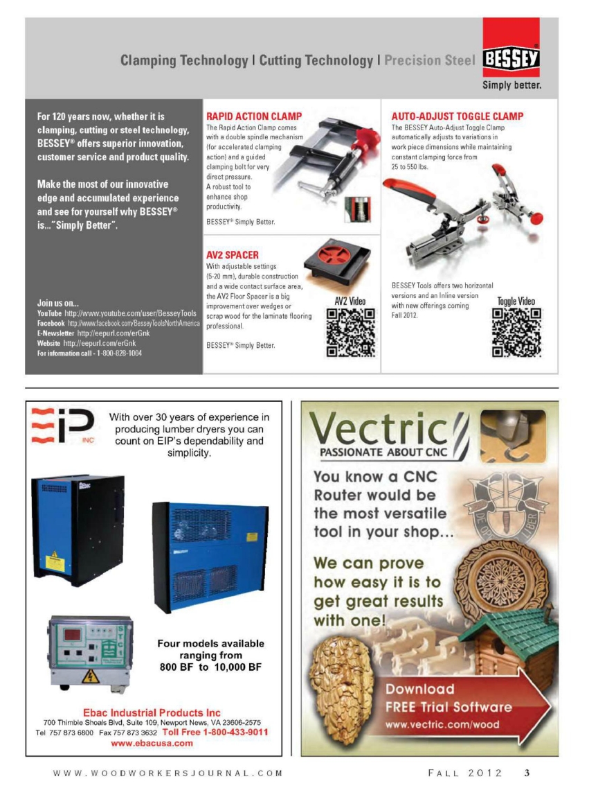 woodworker journal 2012年第fall期