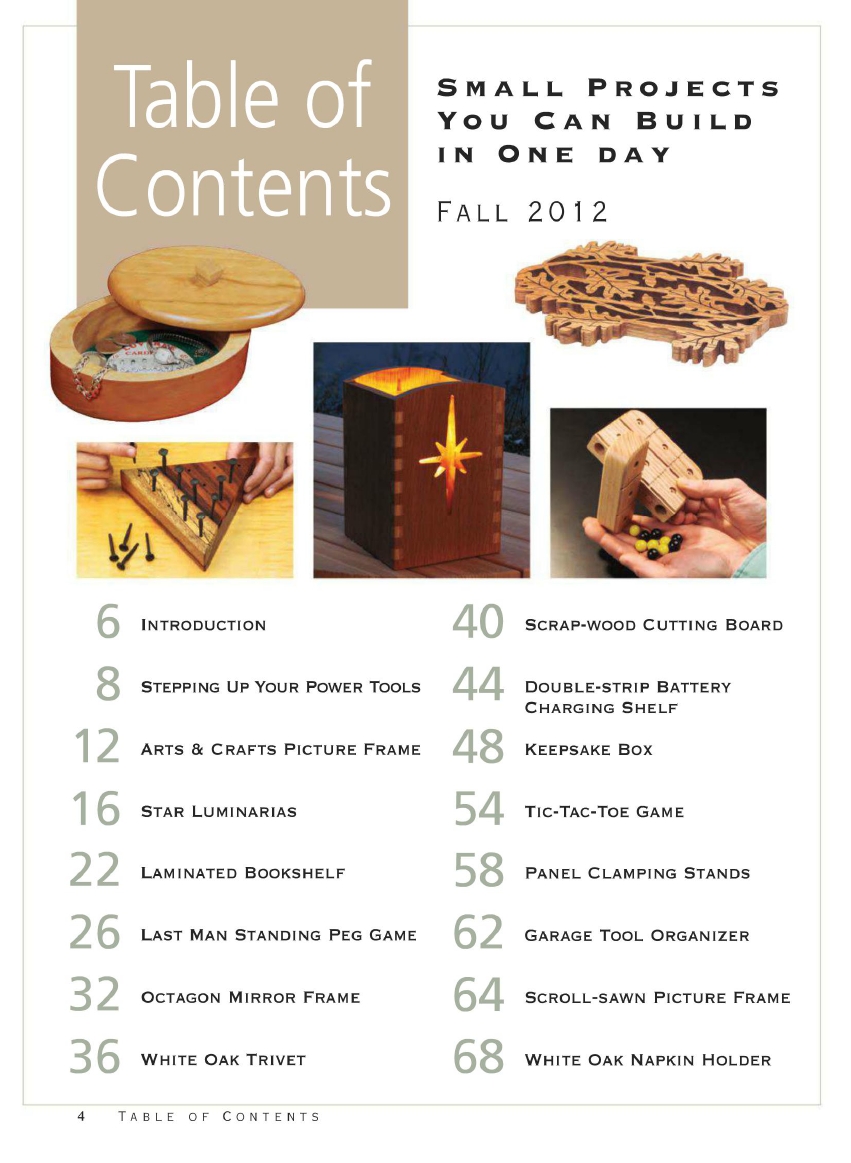 woodworker journal 2012年第fall期