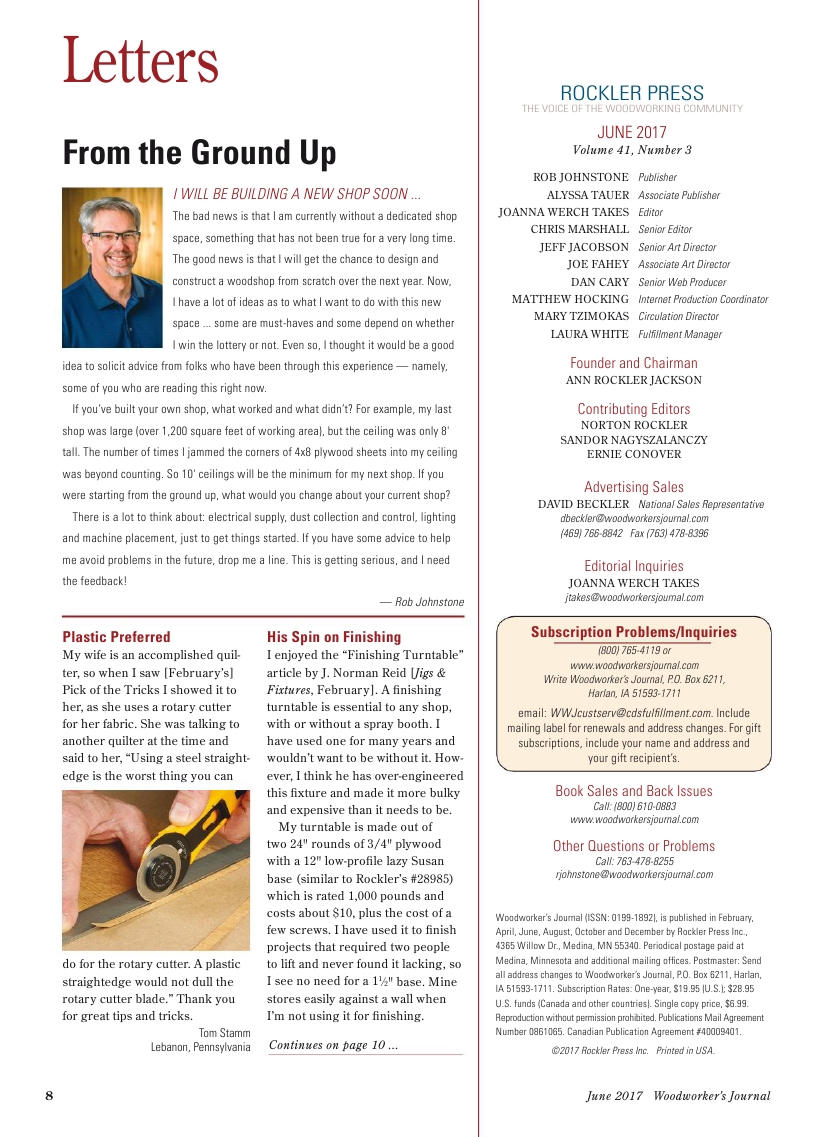 woodworker journal 2017年第3期