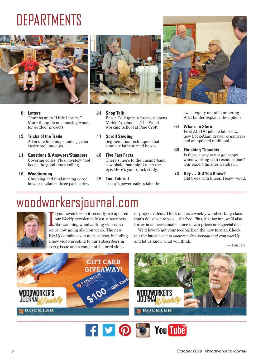 woodworker journal 2019年第5期