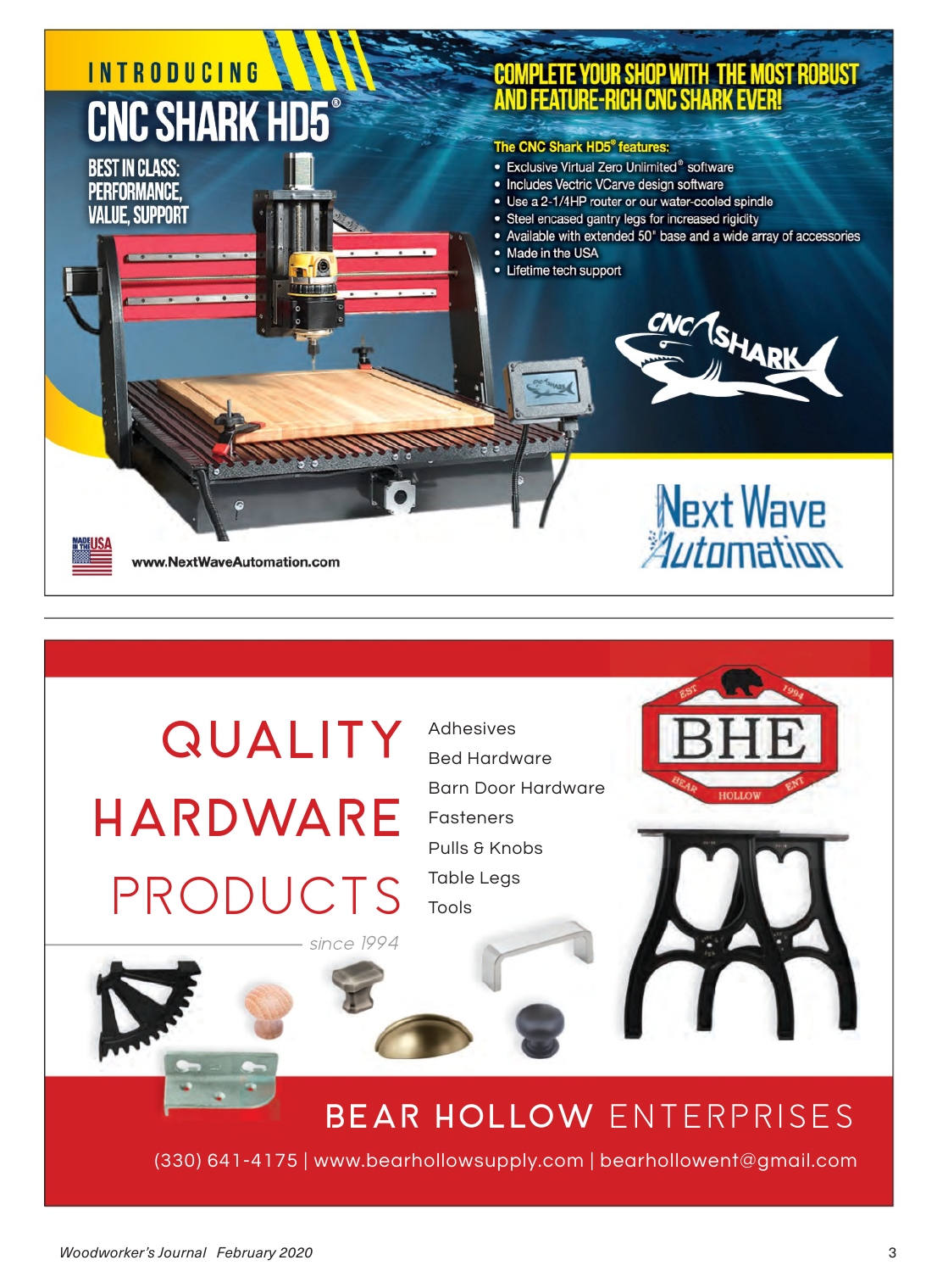 woodworker journal 2020年第1期