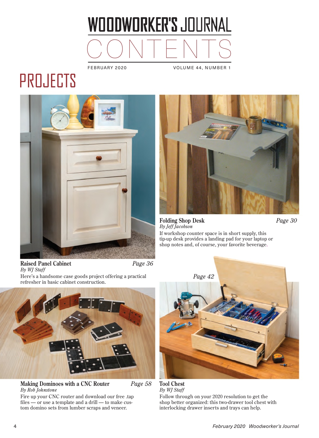 woodworker journal 2020年第1期