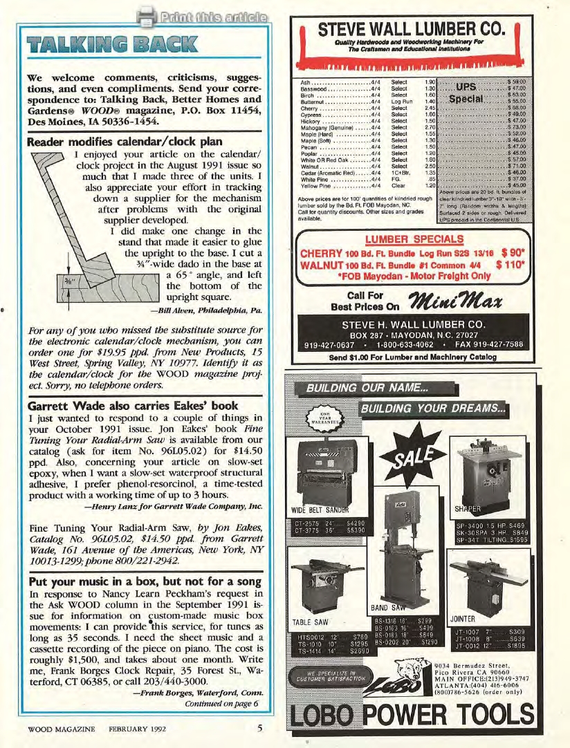 wood magazine第50期