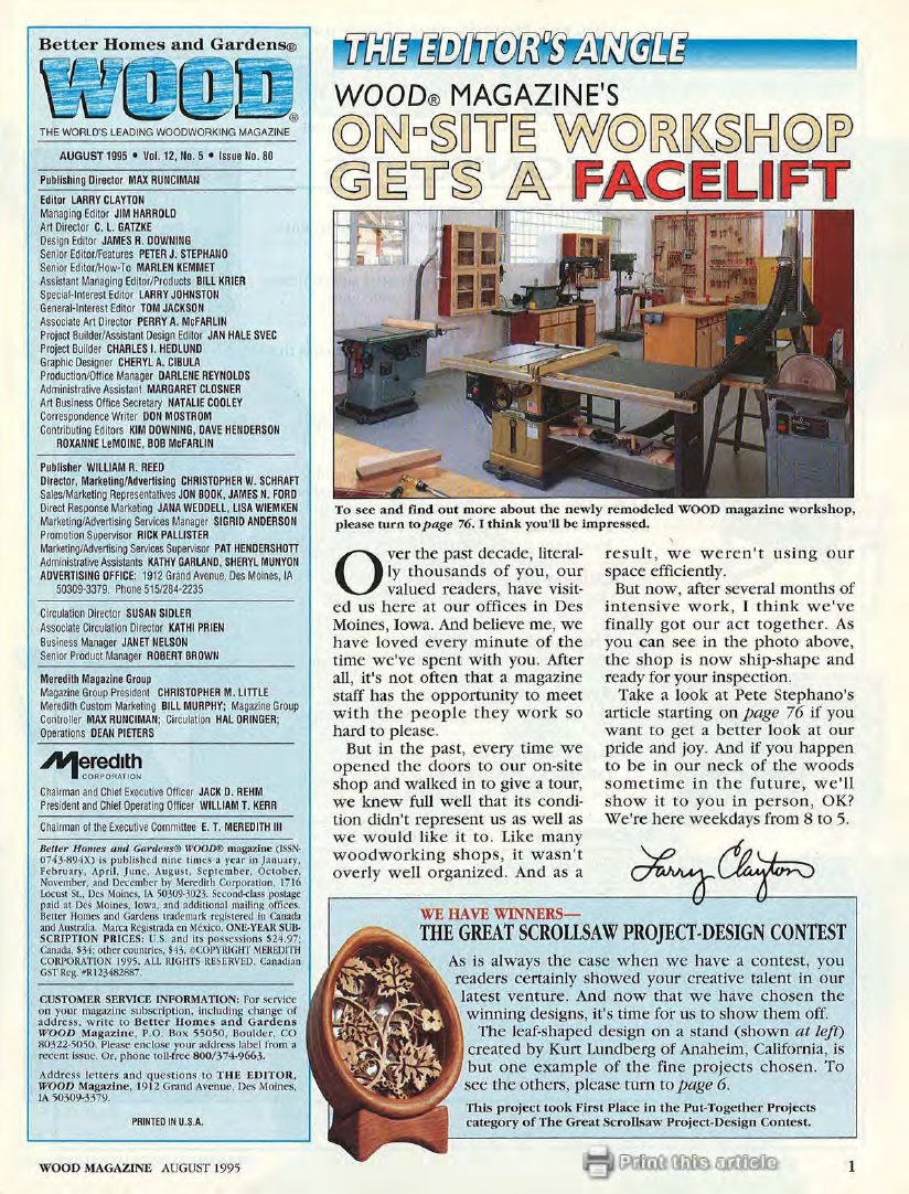 wood magazine第80期