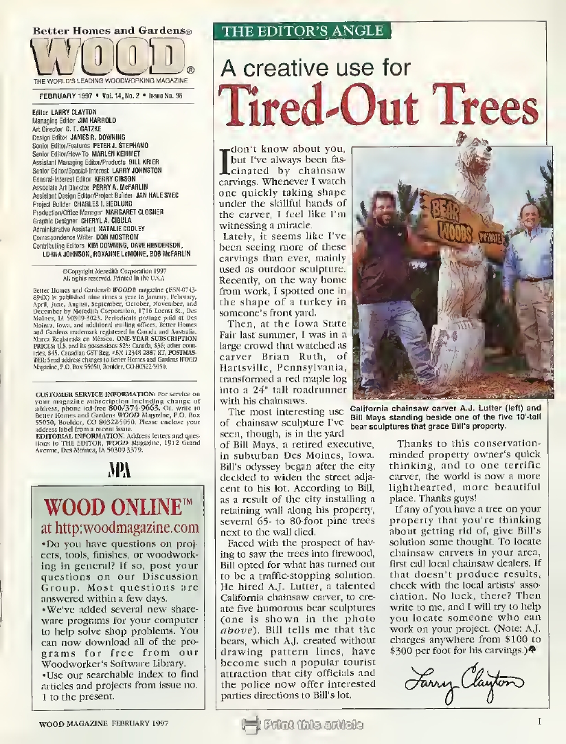 wood magazine第95期