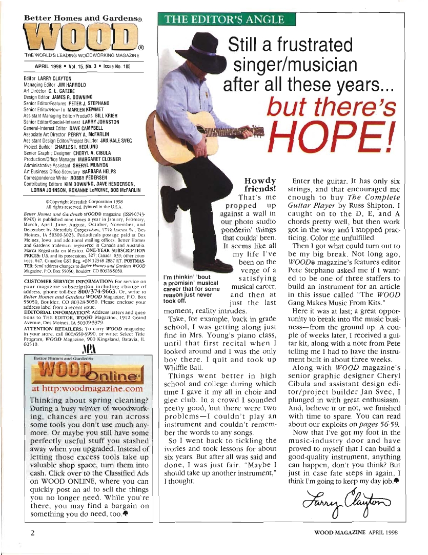 wood magazine第105期