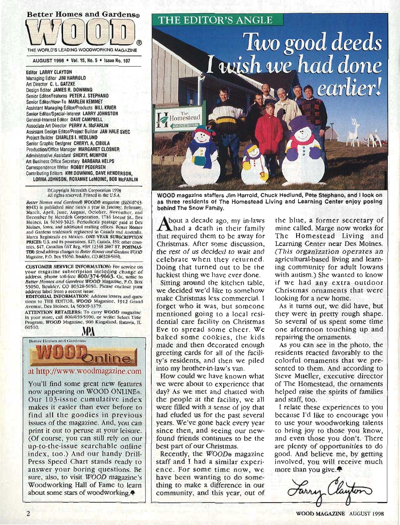 wood magazine第107期