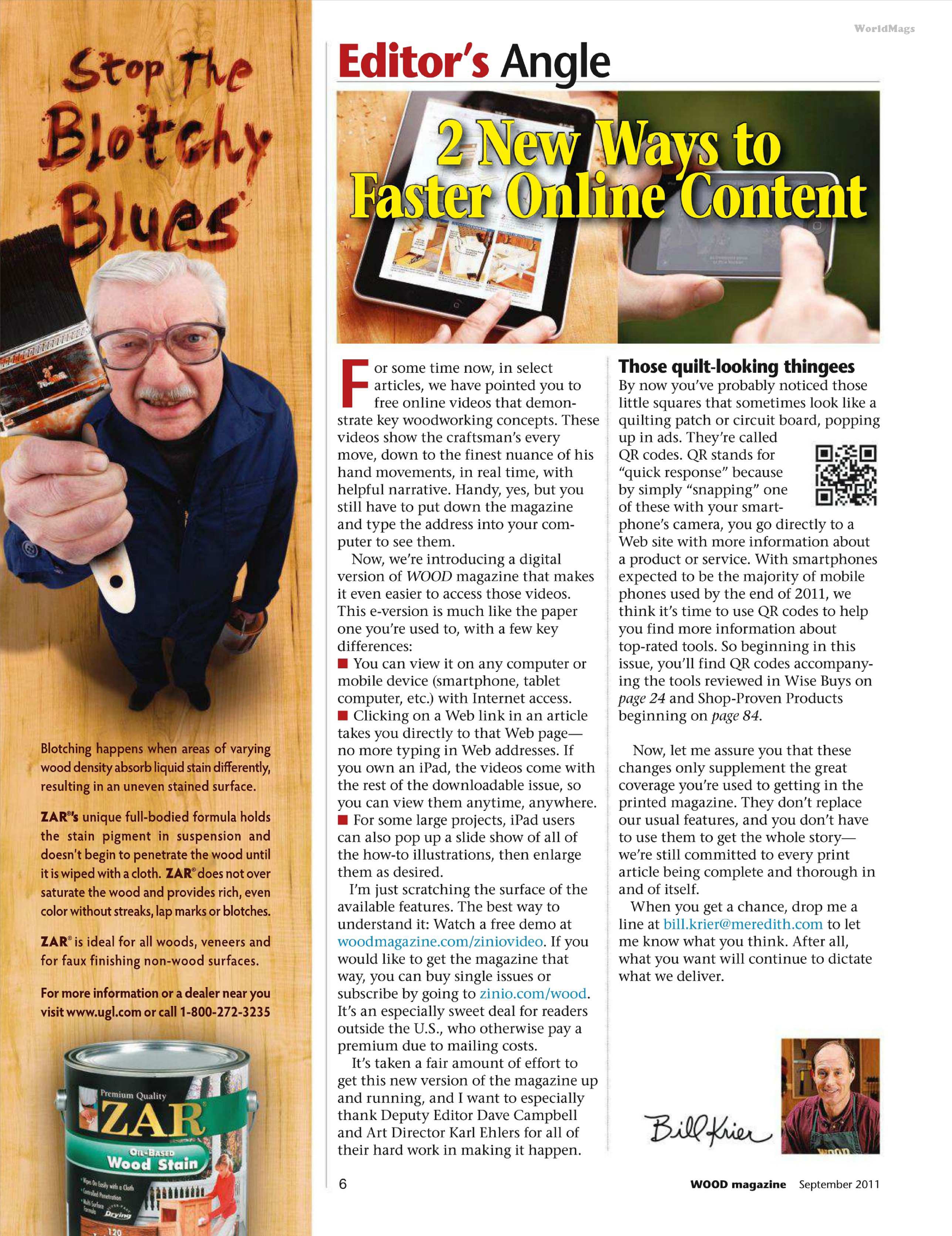 wood magazine第206期