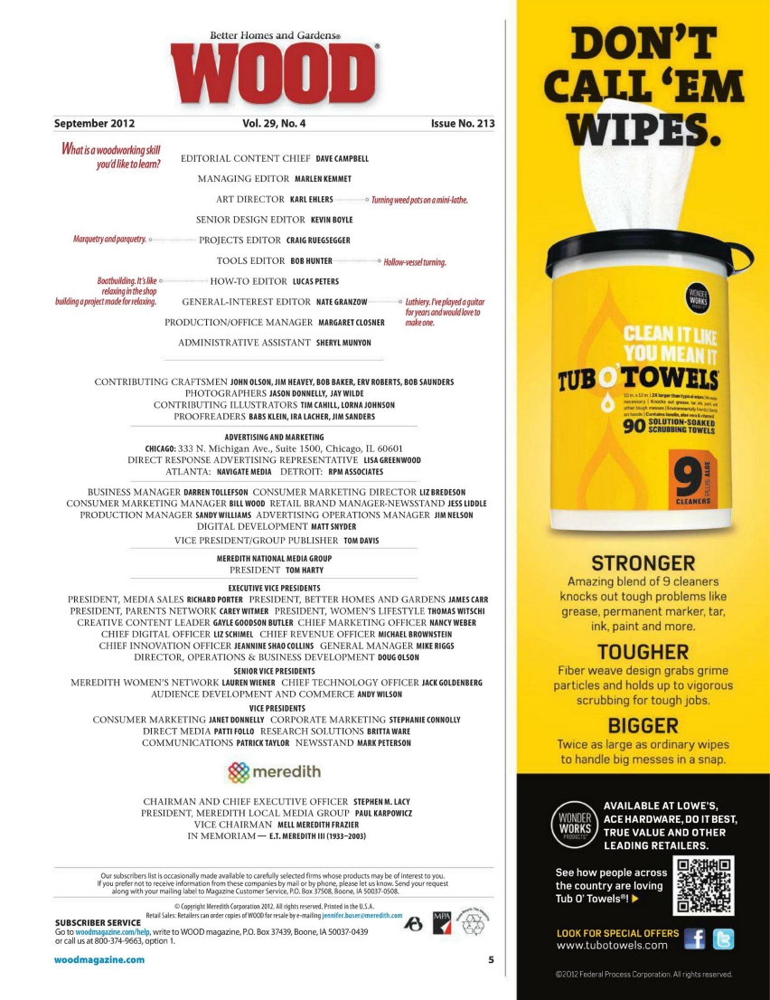 wood magazine第213期