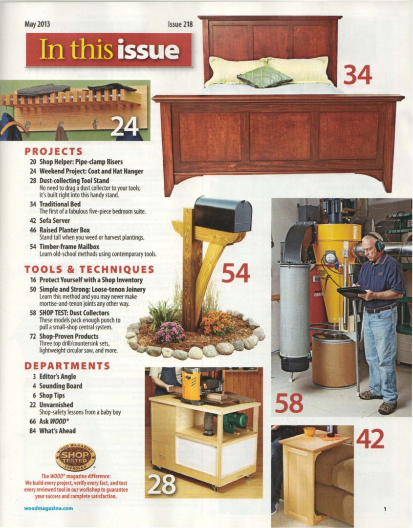 wood magazine第218期