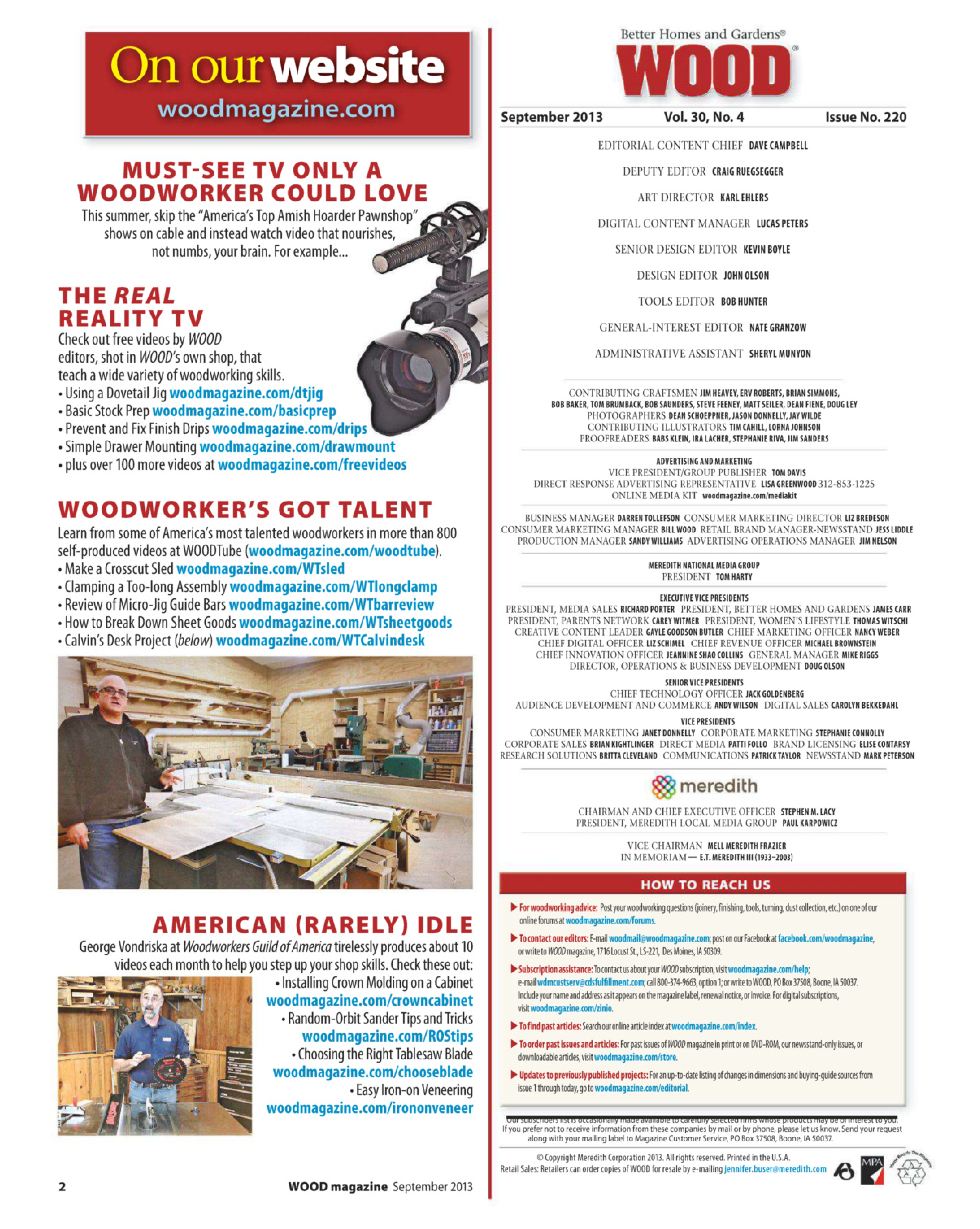 wood magazine第220期