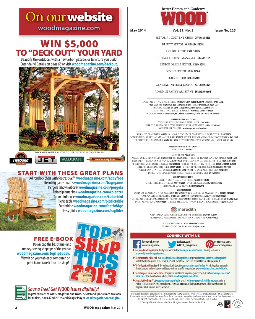 wood magazine第225期