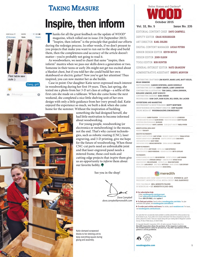 wood magazine第235期