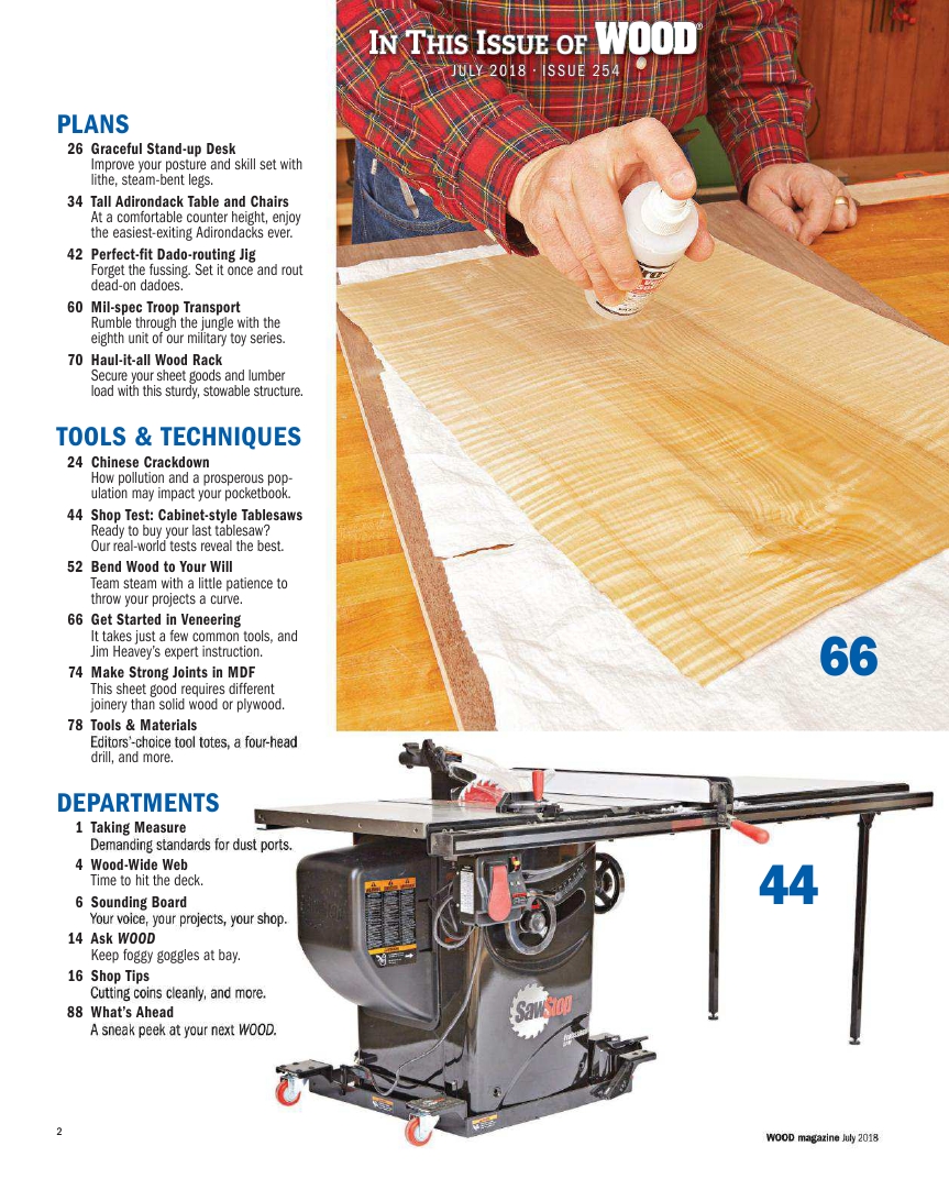 wood magazine第254期