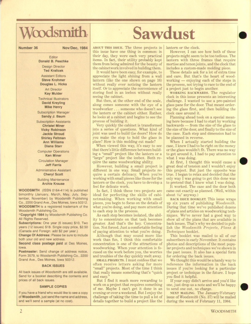 woodsmith第36期