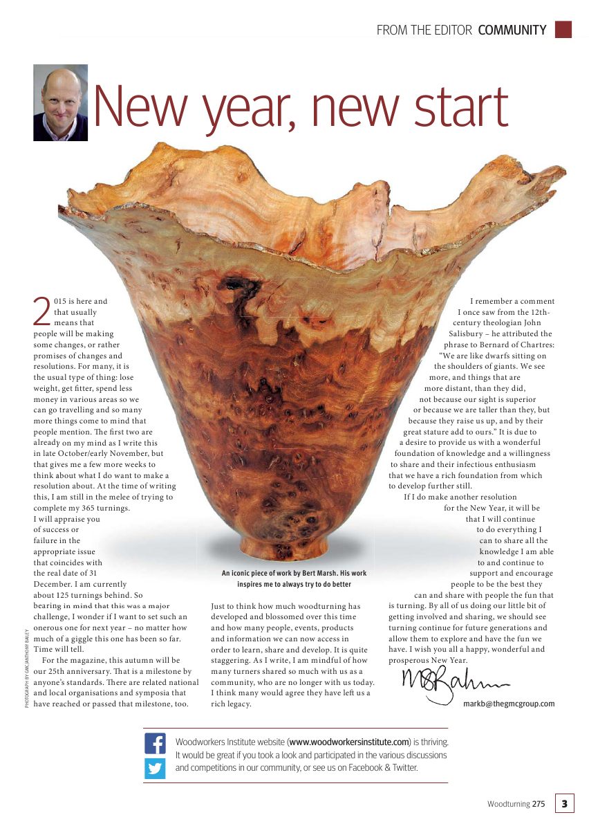 woodturning第275期
