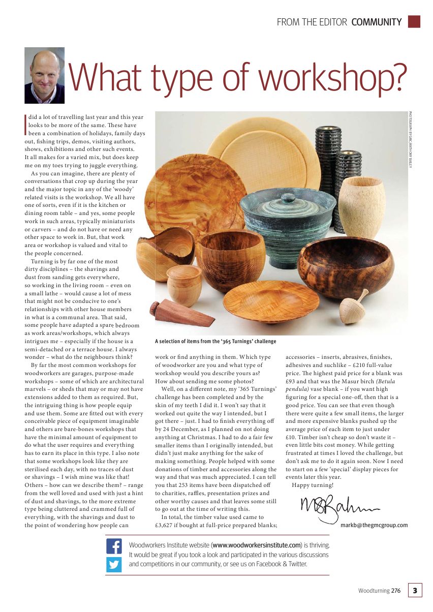 woodturning第276期