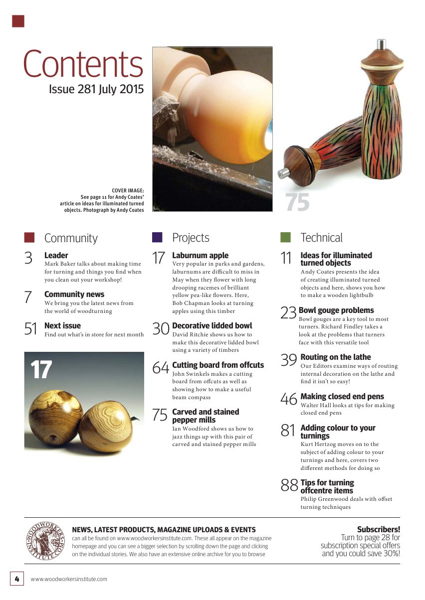 woodturning第281期