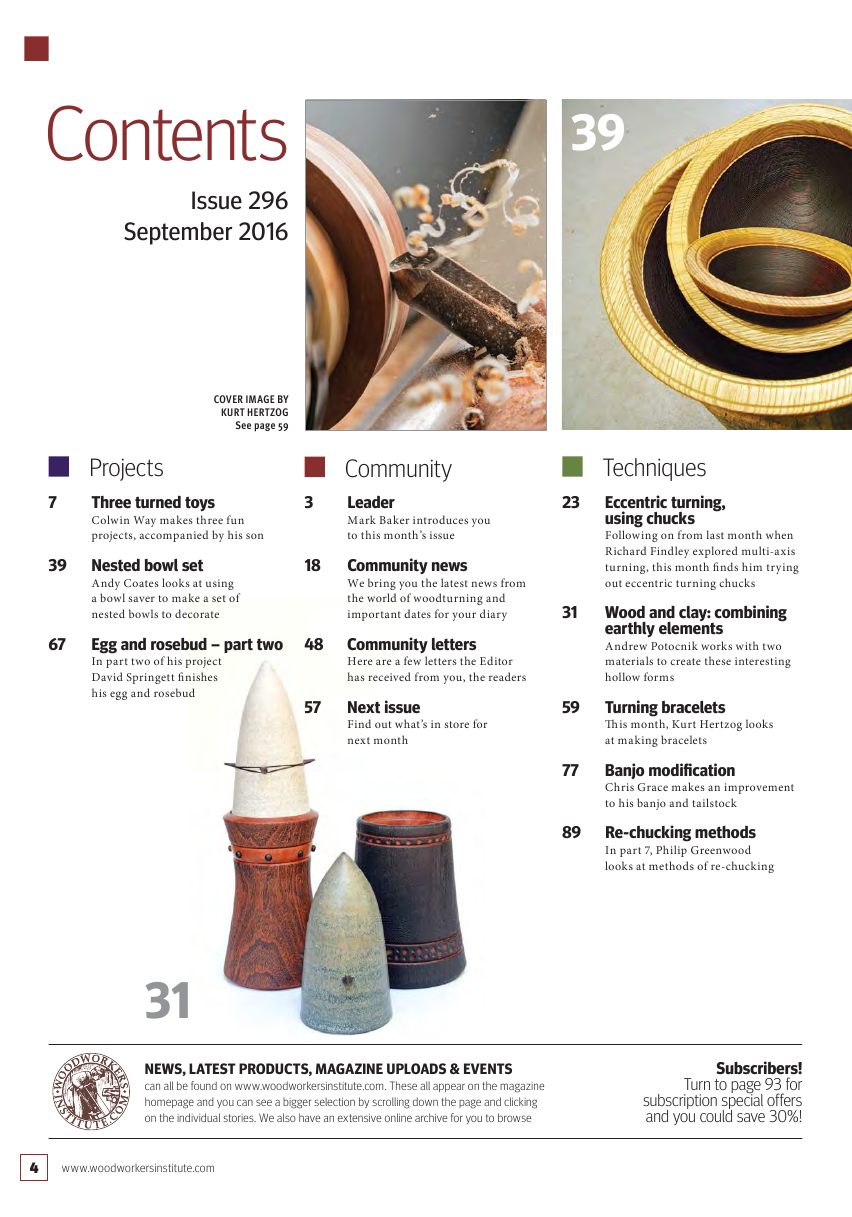 woodturning第296期