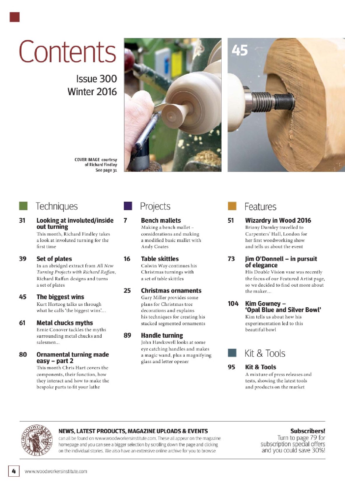 woodturning第300期