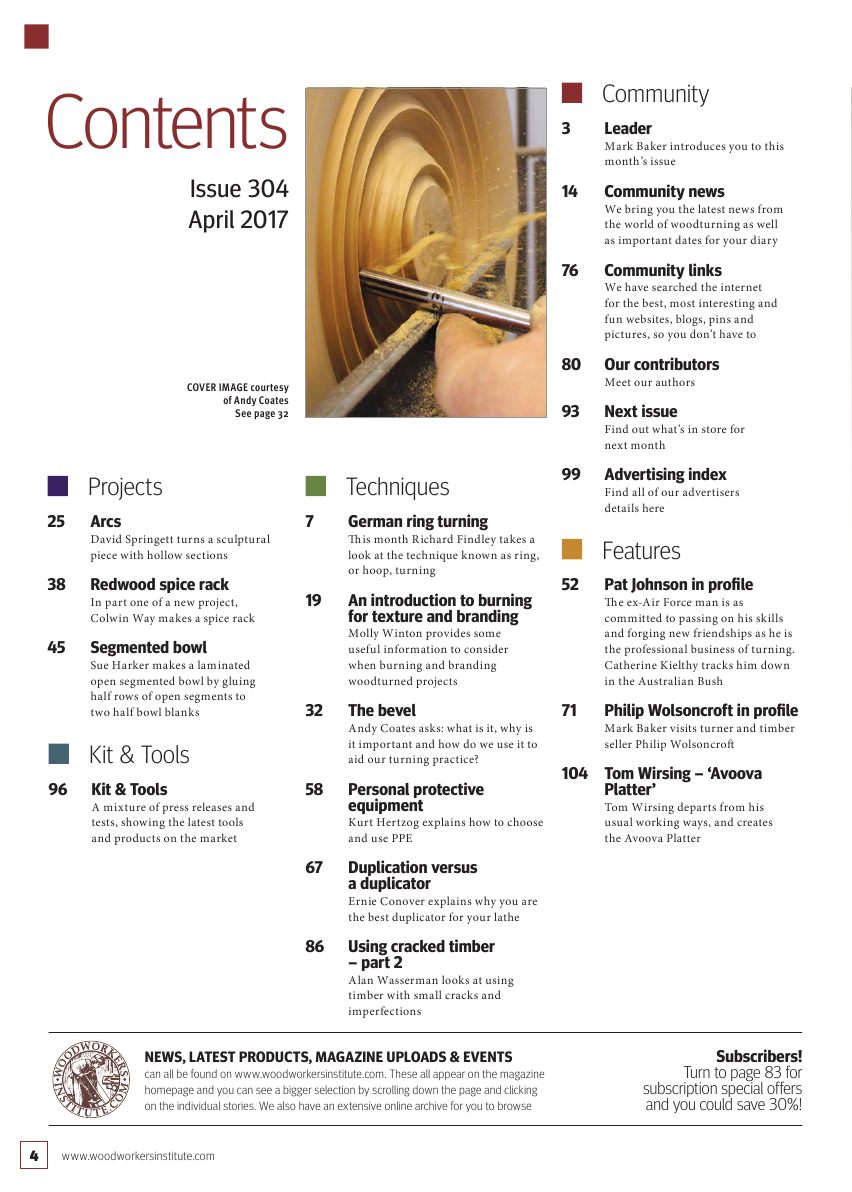 woodturning第304期