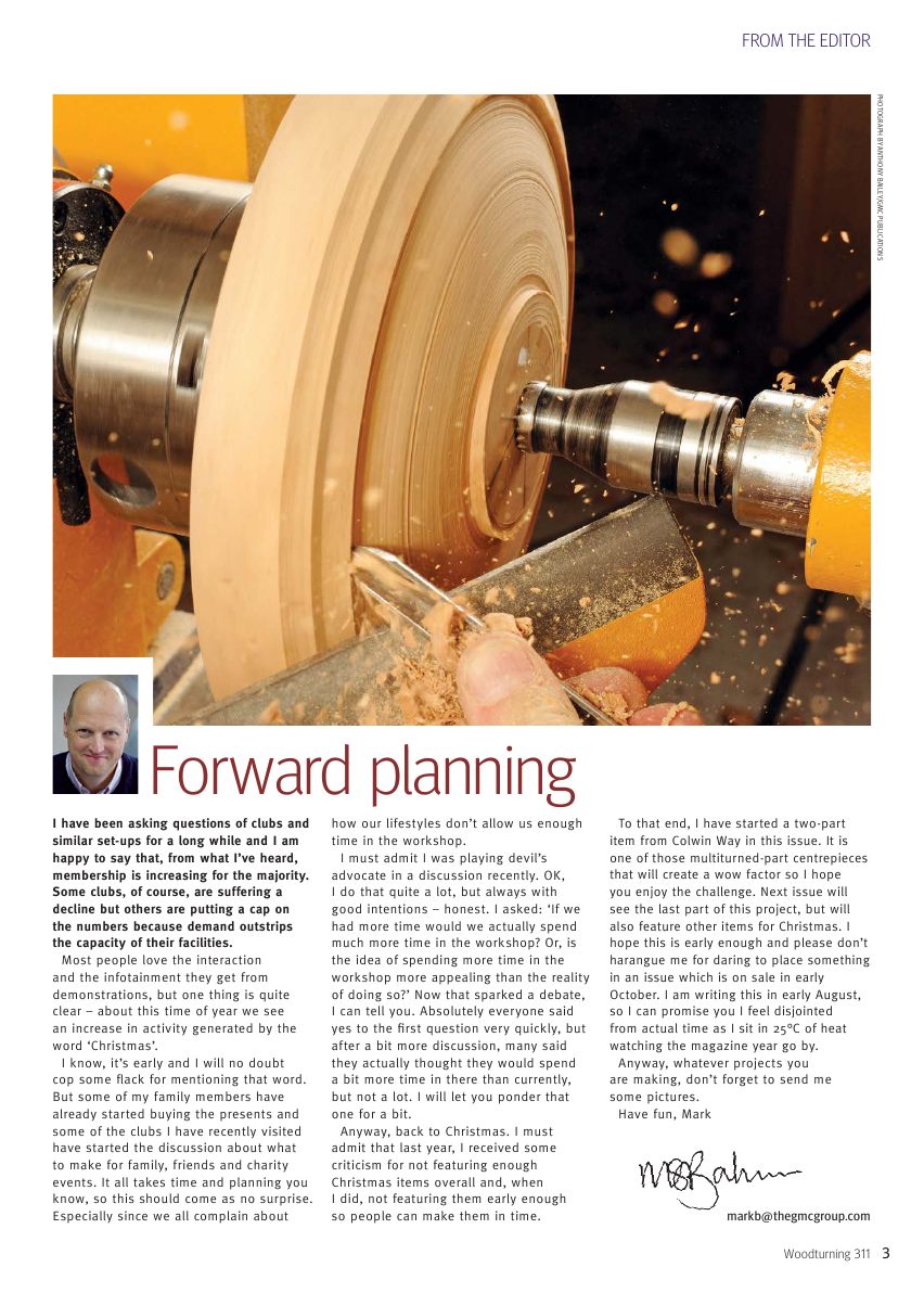 woodturning第311期