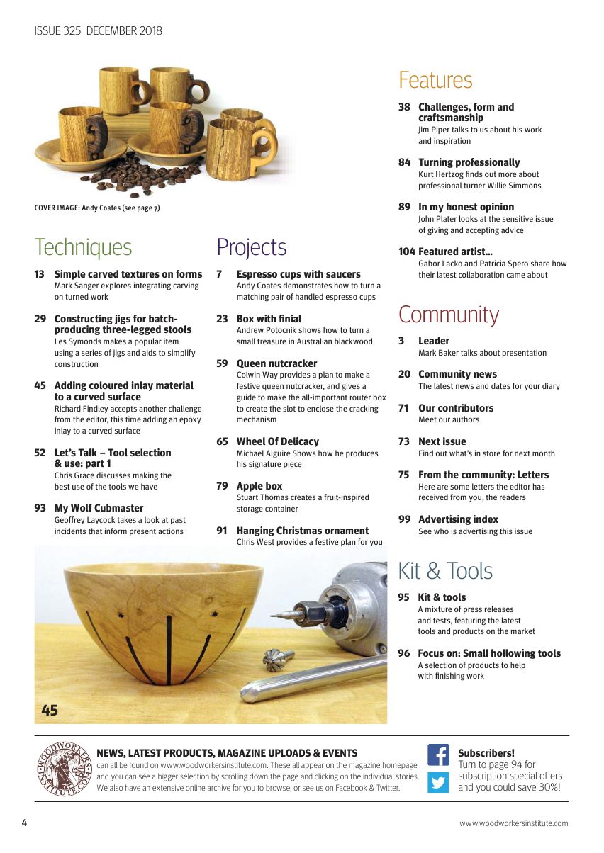 woodturning第325期