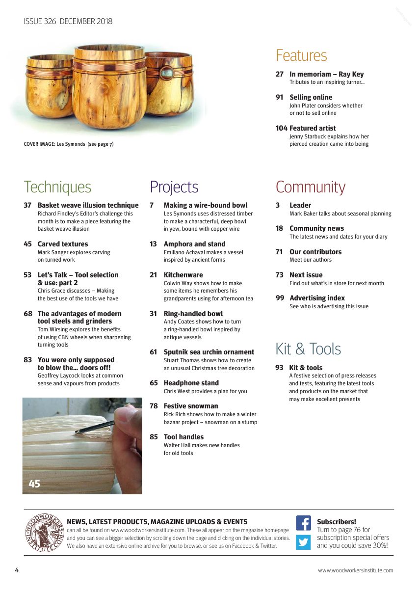 woodturning第326期