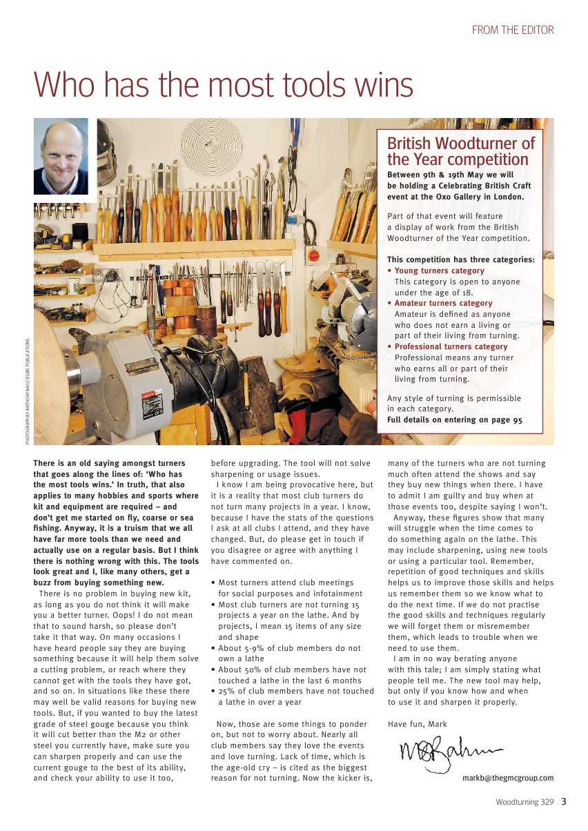 woodturning第329期