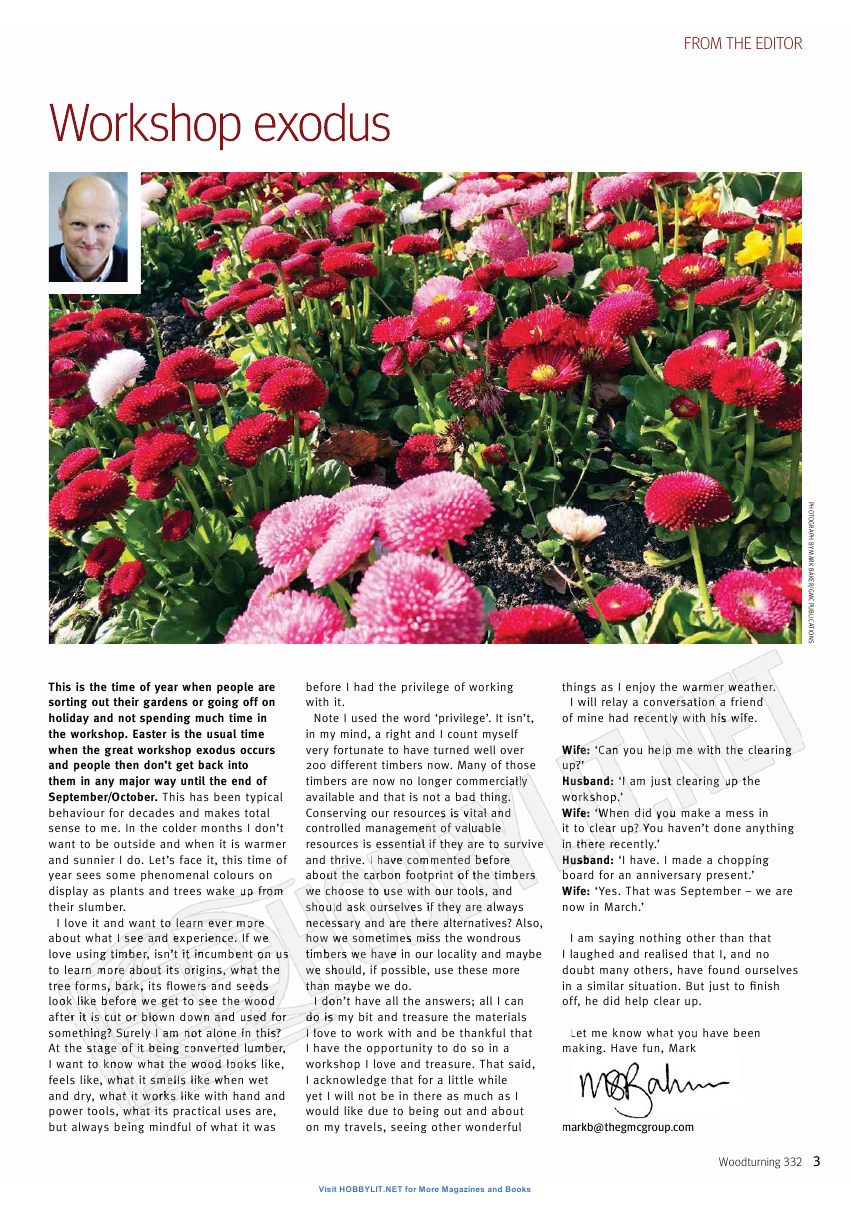 woodturning第332期