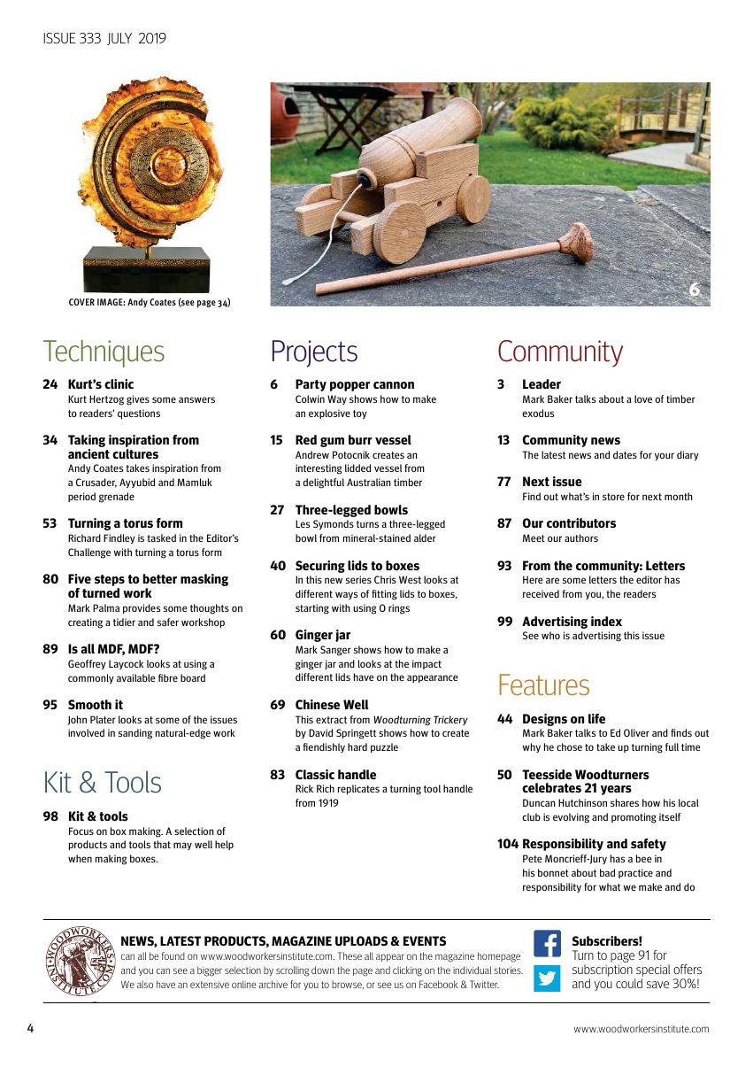 woodturning第333期
